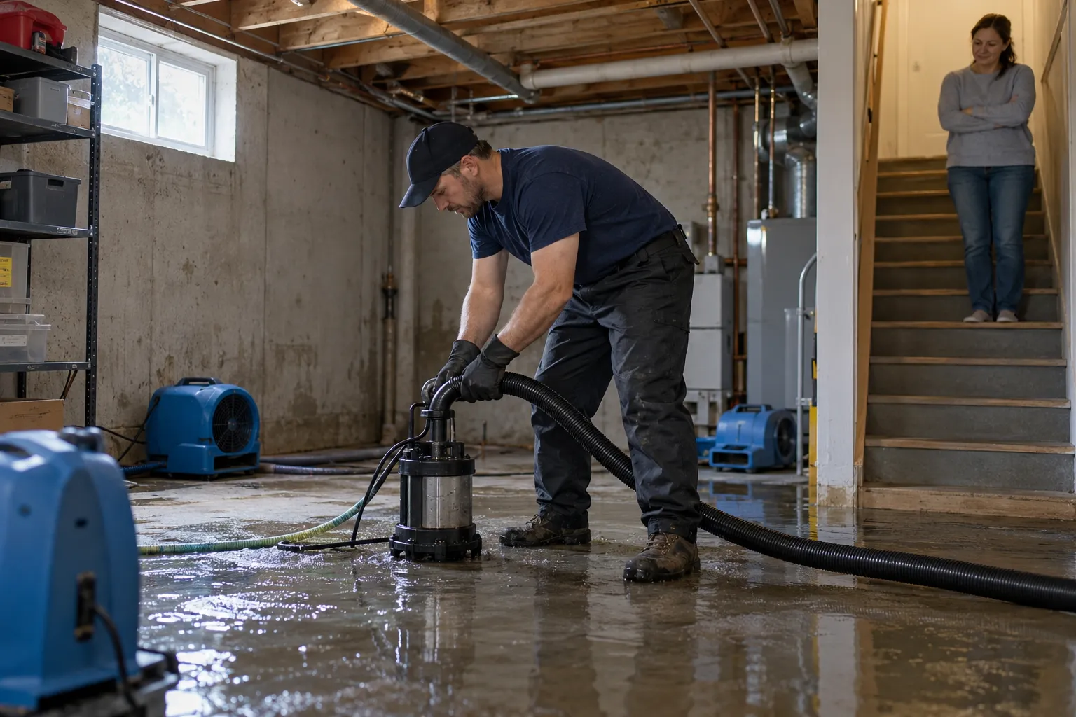 Flooded Basement Cleanup in Stockton, CA